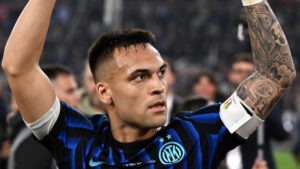 Lautaro Martinez gol e trofeo alzato al cielo: i numeri della partita del Capitano