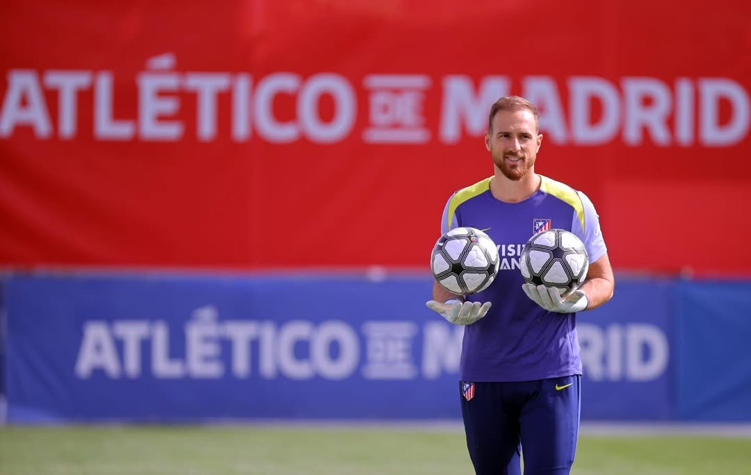 Oblak in allenamento