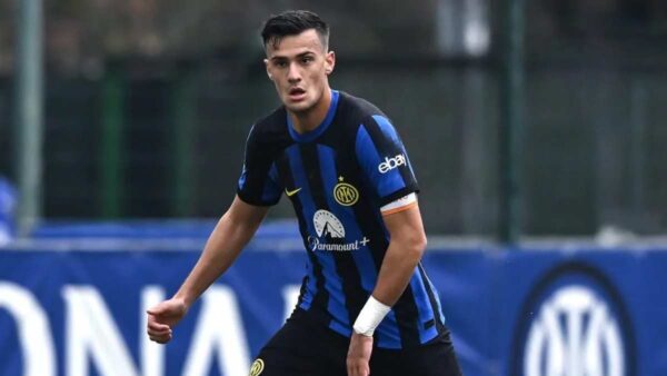Il centrocampista dell'Inter, Aleksandar Stankovic