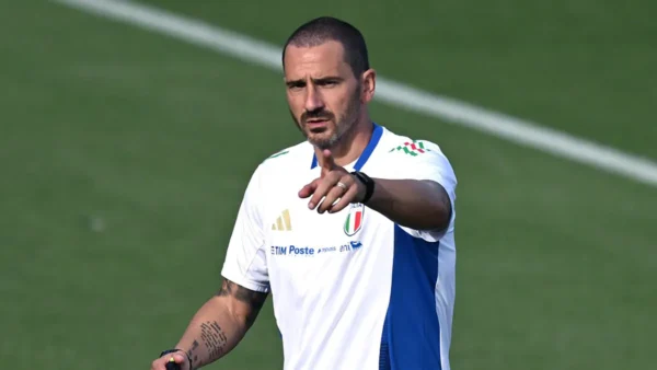 Bonucci allenamento Italia
