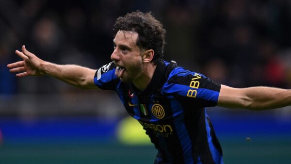 Carlos Augusto esultanza Inter Shakhtar