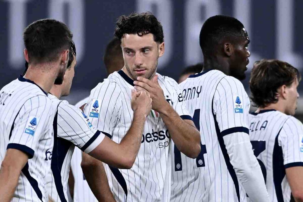 Esultanza gol Carlos Augusto Bologna Inter per calcio