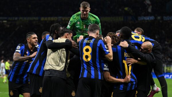 Inter esultanza post Shakhtar