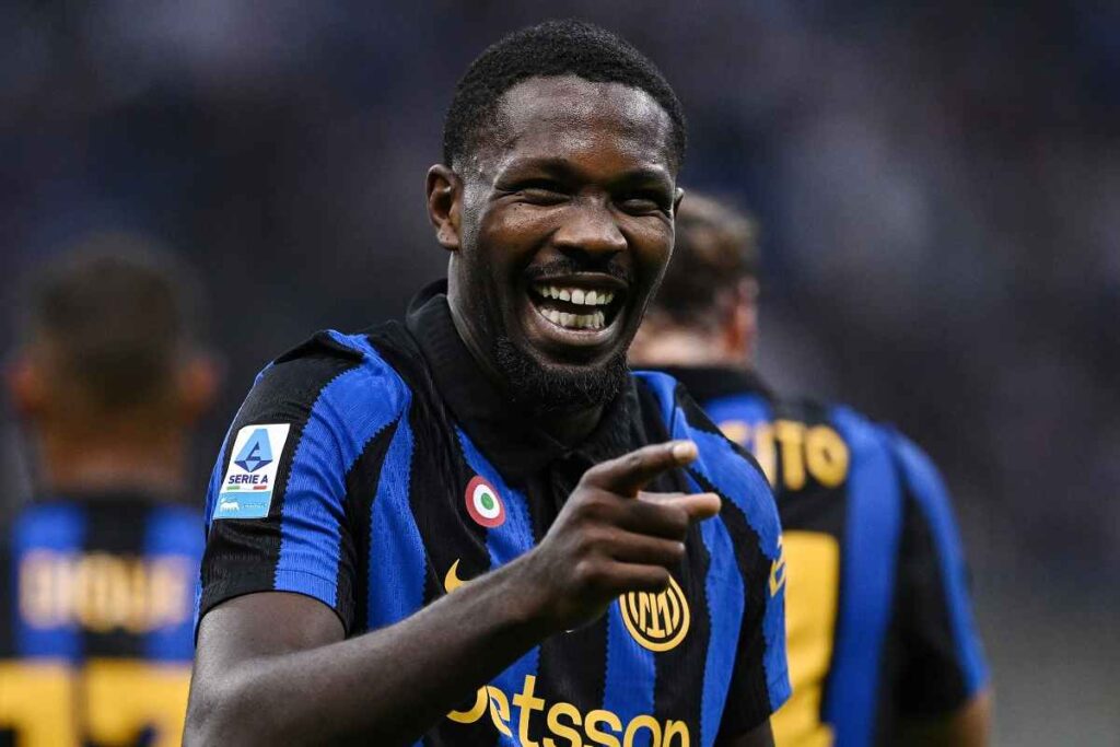 Thuram Inter Parma per calcio