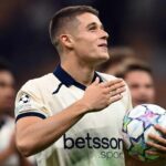 Tresoldi pallone Inter Bruges per calcio