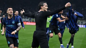 Esultanza gol Zielinski Inter Juve