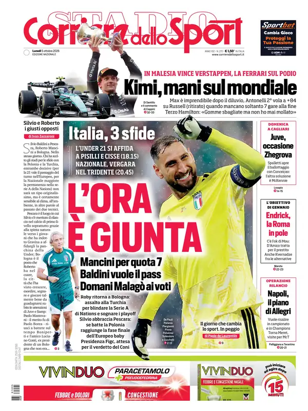 Le prime pagine dei quotidiani sportivi – 05 ottobre 2026 3 image 7